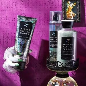 Reserved NWT Bath And Body Works Wicked Vanilla Woods set of 3